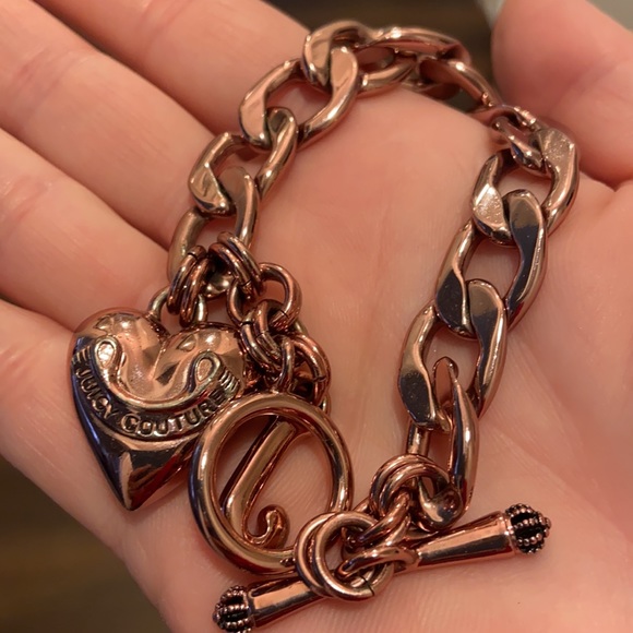 Y2K Juicy Couture PINK CHARM BRACELET NEW BARBIE BARBIECORE RARE HTF PUFF HEART - Picture 13 of 16